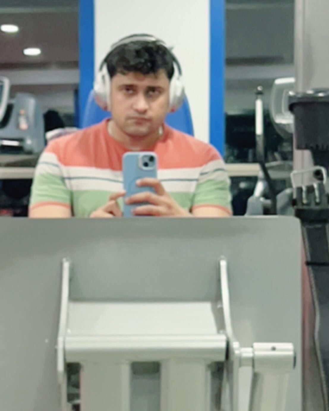 At the gym